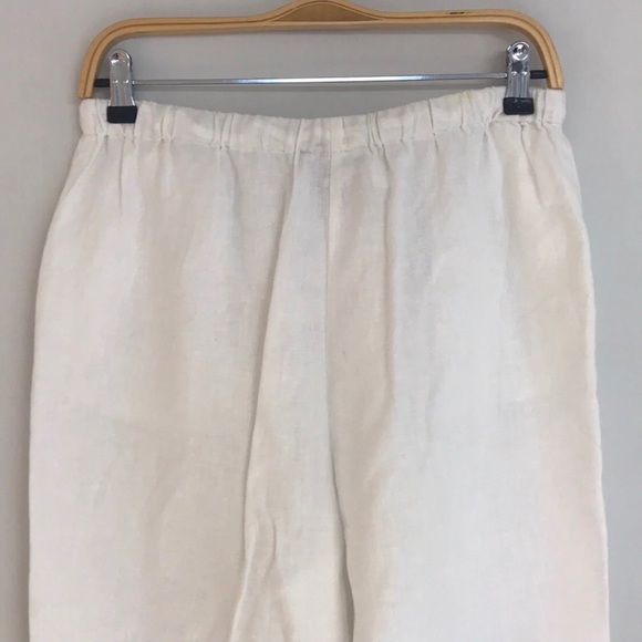 JENNIFER MORE Linen Capri Pants - Picture 4 of 6